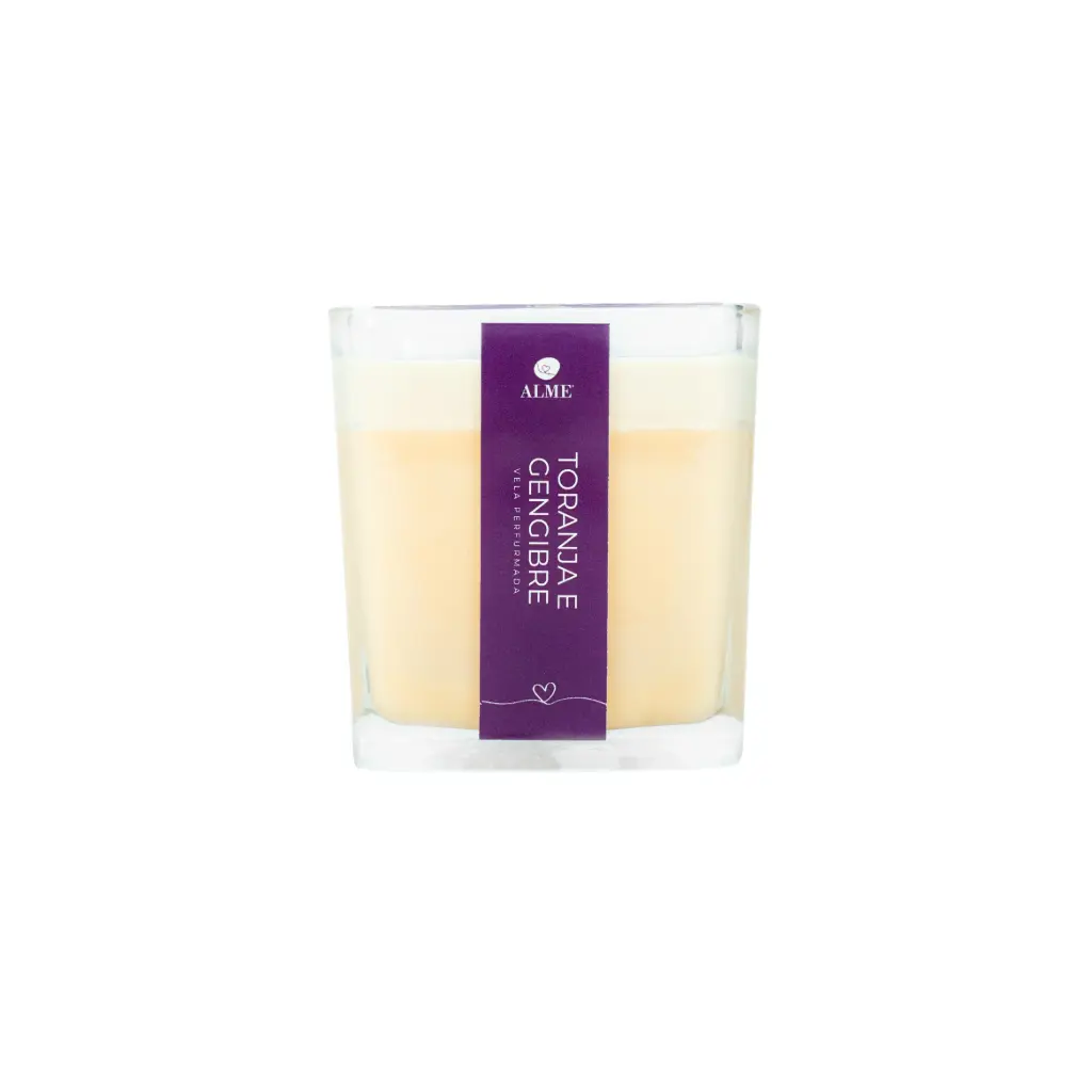 Vela Cera de Soja de Toranja e Gengibre 450gr 