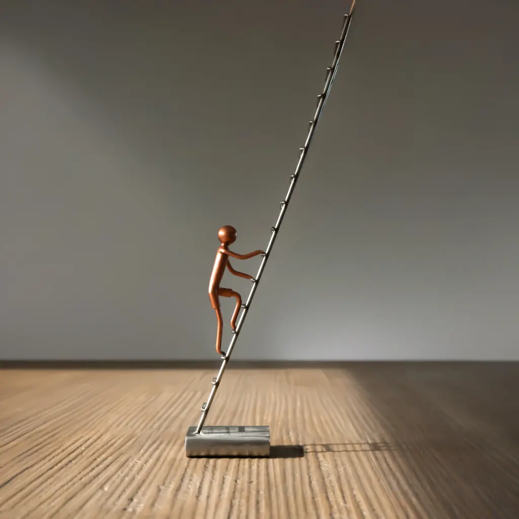 Escultura “Cada degrau conta” 