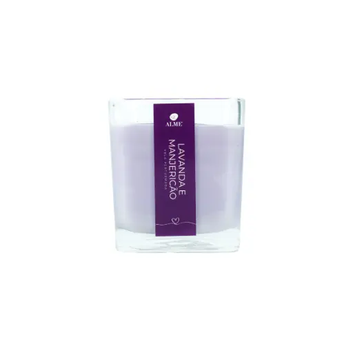 [ALM1144] Vela Cera de Soja de Lavanda e Manjericão 450gr 