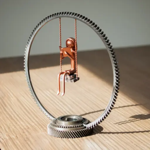 [ALM1205] Escultura “Histórias que embalam a alma” 