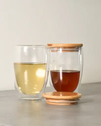 [ALM1211] Copo Térmico ALME com tampa em bambu